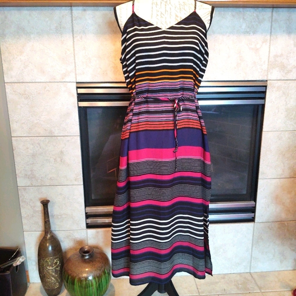 Monteau Large Gorgeous Stripped Dress!